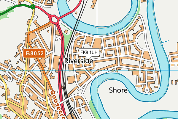 FK8 1UH map - OS VectorMap District (Ordnance Survey)