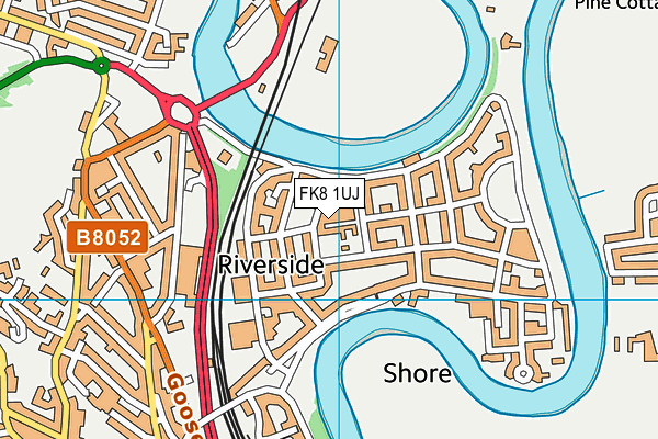 FK8 1UJ map - OS VectorMap District (Ordnance Survey)