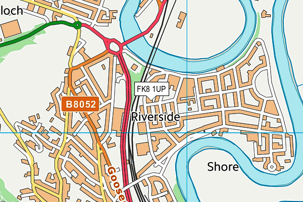 FK8 1UP map - OS VectorMap District (Ordnance Survey)