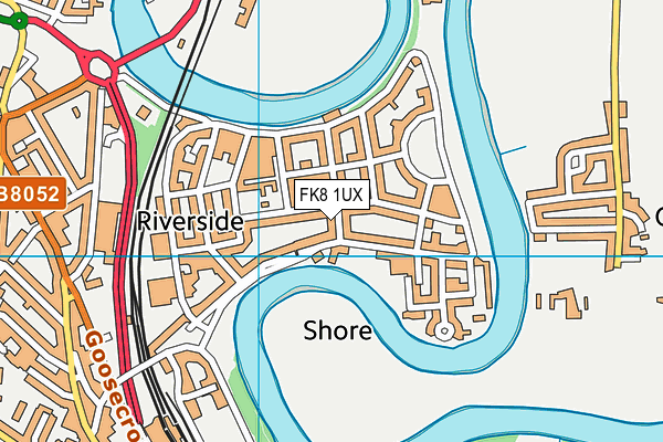 FK8 1UX map - OS VectorMap District (Ordnance Survey)