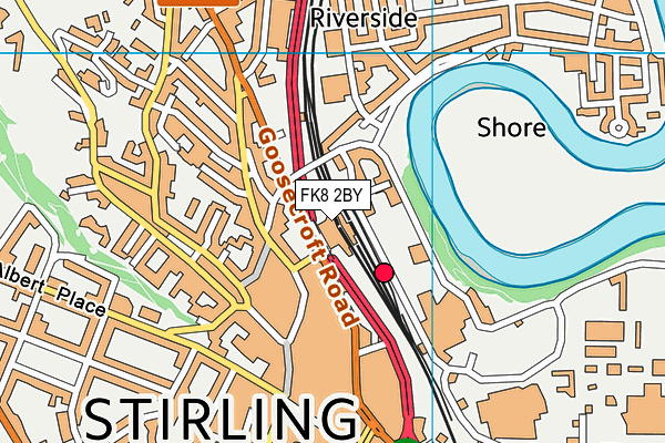 FK8 2BY map - OS VectorMap District (Ordnance Survey)