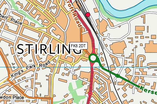 FK8 2DT map - OS VectorMap District (Ordnance Survey)