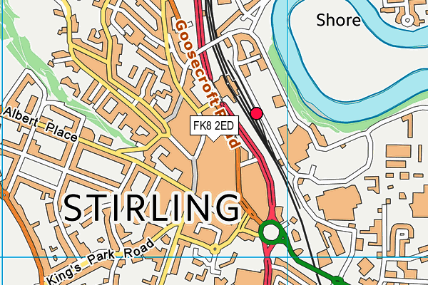 FK8 2ED map - OS VectorMap District (Ordnance Survey)