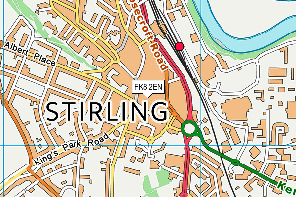 FK8 2EN map - OS VectorMap District (Ordnance Survey)