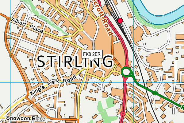 FK8 2ER map - OS VectorMap District (Ordnance Survey)