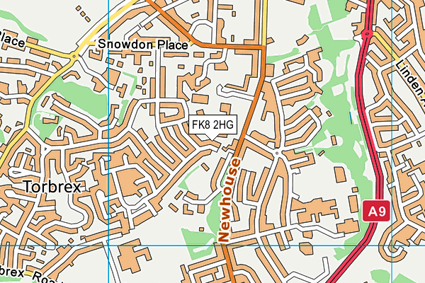 FK8 2HG map - OS VectorMap District (Ordnance Survey)