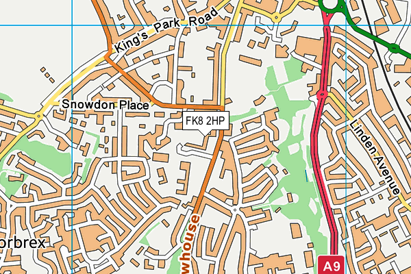 FK8 2HP map - OS VectorMap District (Ordnance Survey)