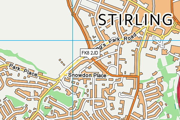 FK8 2JD map - OS VectorMap District (Ordnance Survey)