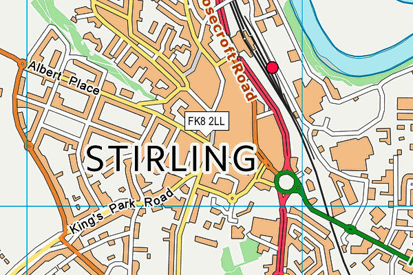 FK8 2LL map - OS VectorMap District (Ordnance Survey)