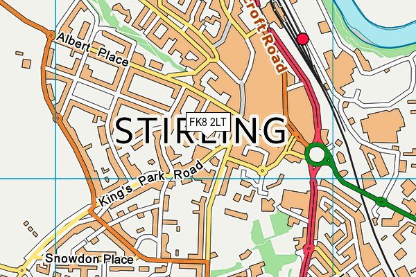 FK8 2LT map - OS VectorMap District (Ordnance Survey)