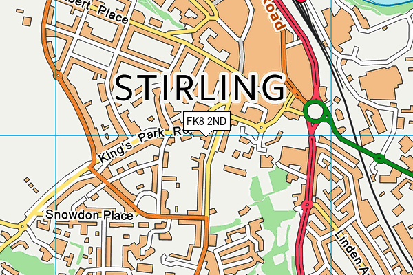 FK8 2ND map - OS VectorMap District (Ordnance Survey)