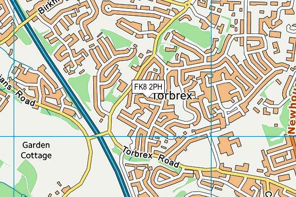 FK8 2PH map - OS VectorMap District (Ordnance Survey)