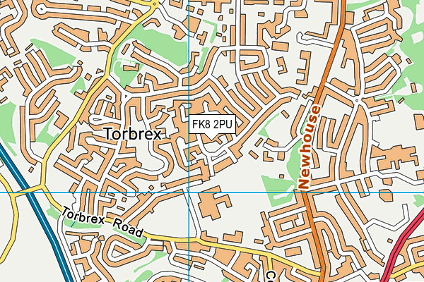 FK8 2PU map - OS VectorMap District (Ordnance Survey)