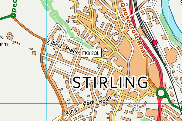 FK8 2QL map - OS VectorMap District (Ordnance Survey)