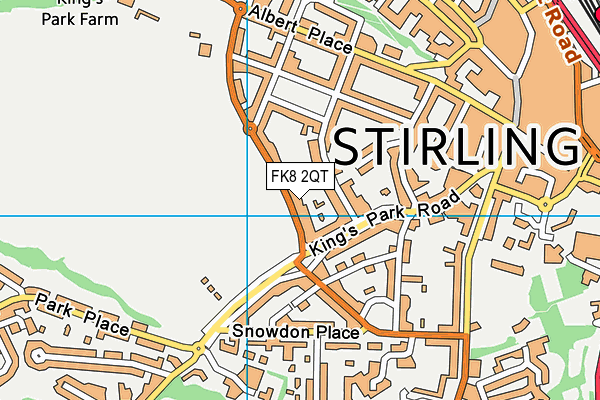 FK8 2QT map - OS VectorMap District (Ordnance Survey)