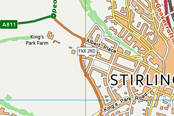 FK8 2RD map - OS VectorMap District (Ordnance Survey)