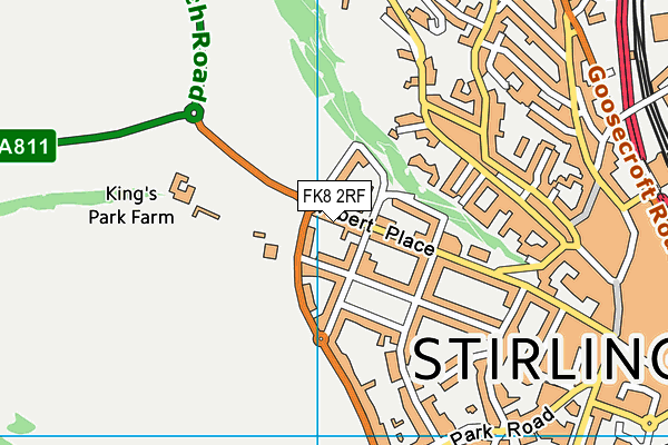 FK8 2RF map - OS VectorMap District (Ordnance Survey)