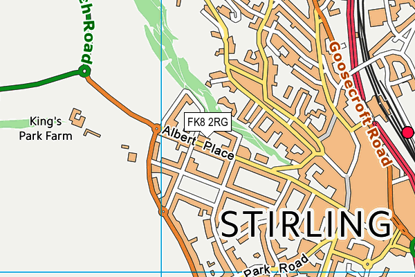FK8 2RG map - OS VectorMap District (Ordnance Survey)