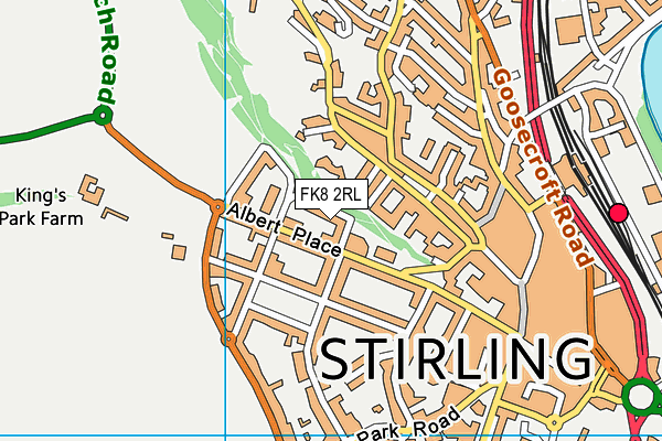 FK8 2RL map - OS VectorMap District (Ordnance Survey)