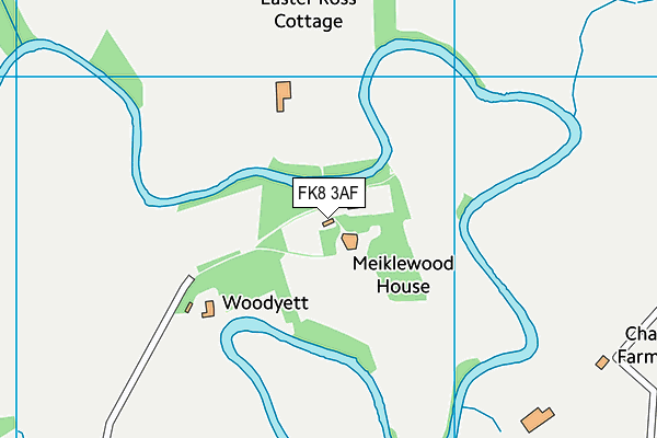 FK8 3AF map - OS VectorMap District (Ordnance Survey)