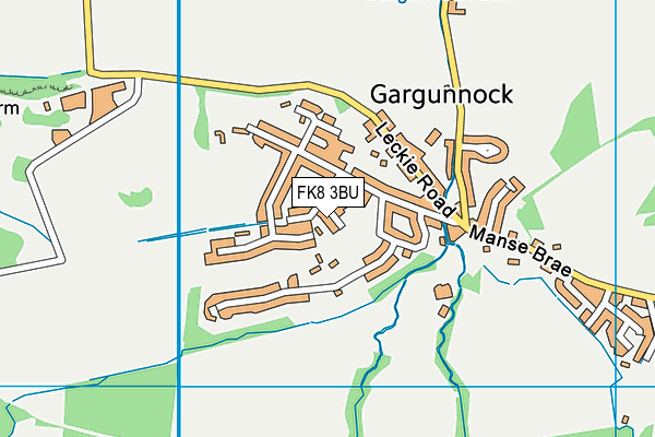 FK8 3BU map - OS VectorMap District (Ordnance Survey)