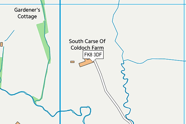 FK8 3DF map - OS VectorMap District (Ordnance Survey)