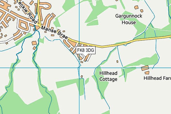 FK8 3DG map - OS VectorMap District (Ordnance Survey)