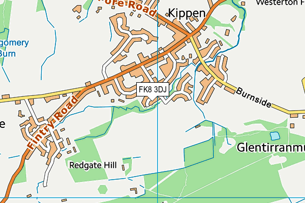FK8 3DJ map - OS VectorMap District (Ordnance Survey)