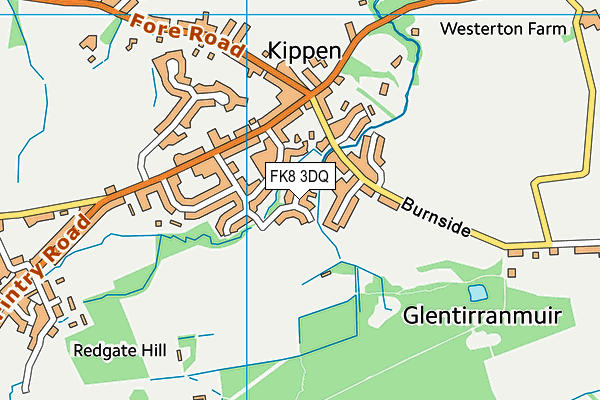 FK8 3DQ map - OS VectorMap District (Ordnance Survey)