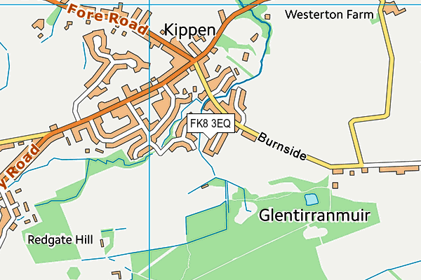 FK8 3EQ map - OS VectorMap District (Ordnance Survey)