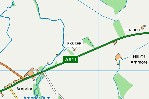 FK8 3ER map - OS VectorMap District (Ordnance Survey)