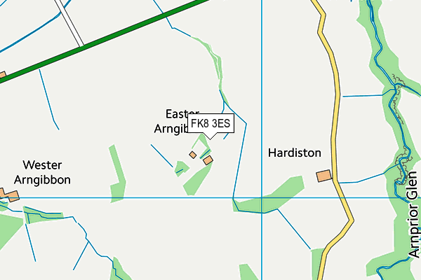 FK8 3ES map - OS VectorMap District (Ordnance Survey)