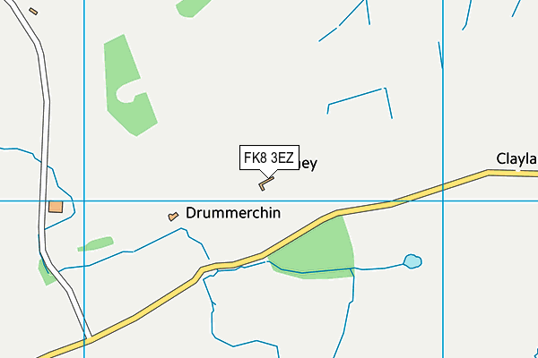 FK8 3EZ map - OS VectorMap District (Ordnance Survey)