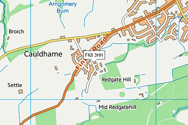 FK8 3HH map - OS VectorMap District (Ordnance Survey)