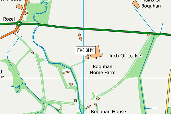 FK8 3HY map - OS VectorMap District (Ordnance Survey)