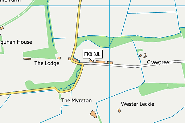 FK8 3JL map - OS VectorMap District (Ordnance Survey)