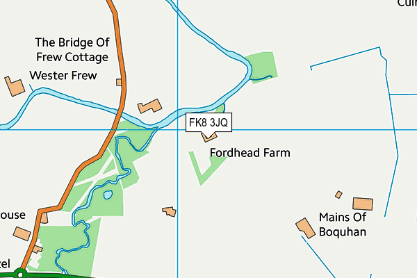 FK8 3JQ map - OS VectorMap District (Ordnance Survey)