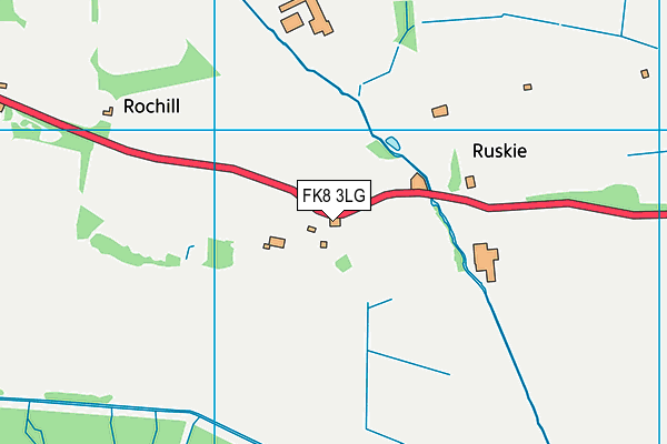 FK8 3LG map - OS VectorMap District (Ordnance Survey)