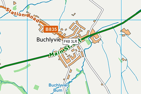 FK8 3LR map - OS VectorMap District (Ordnance Survey)