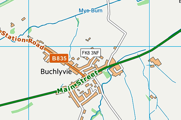 FK8 3NF map - OS VectorMap District (Ordnance Survey)