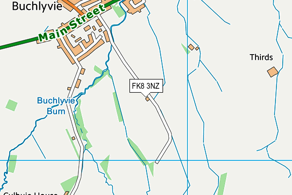 FK8 3NZ map - OS VectorMap District (Ordnance Survey)