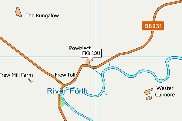 FK8 3QU map - OS VectorMap District (Ordnance Survey)