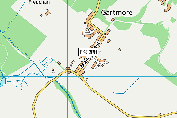 FK8 3RH map - OS VectorMap District (Ordnance Survey)