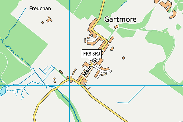 FK8 3RJ map - OS VectorMap District (Ordnance Survey)