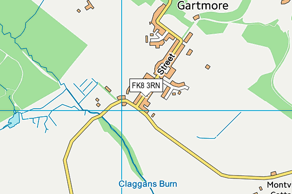 FK8 3RN map - OS VectorMap District (Ordnance Survey)