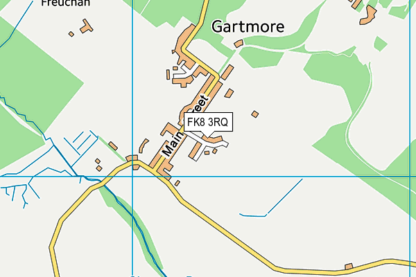 FK8 3RQ map - OS VectorMap District (Ordnance Survey)