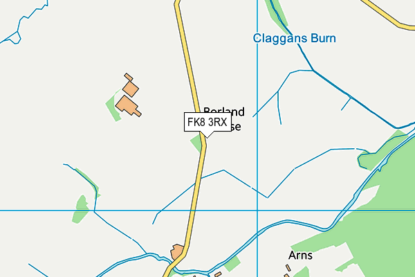 FK8 3RX map - OS VectorMap District (Ordnance Survey)