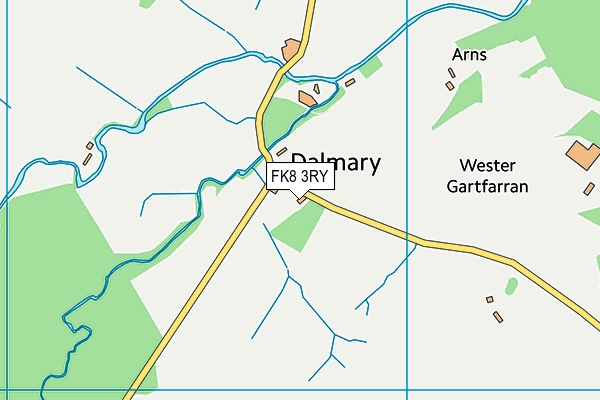 FK8 3RY map - OS VectorMap District (Ordnance Survey)
