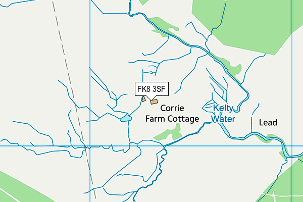 FK8 3SF map - OS VectorMap District (Ordnance Survey)