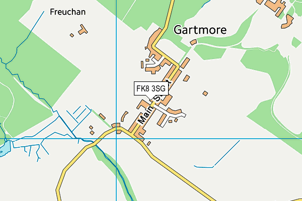 FK8 3SG map - OS VectorMap District (Ordnance Survey)